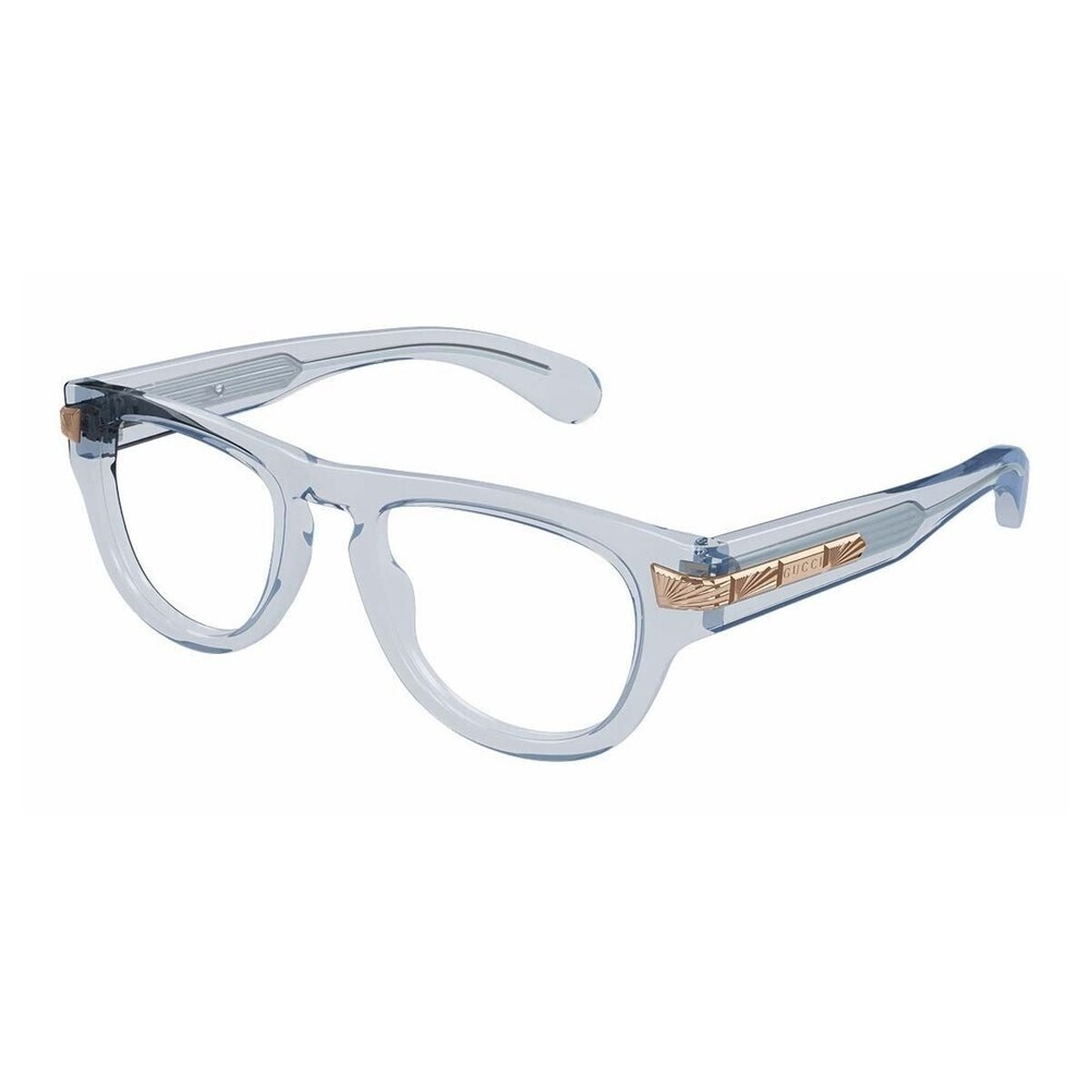NWT Gucci GG1519O-004 Light Blue 51mm Eyeglasses
